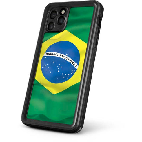 Brazil Flag iPhone 11 Pro Max Waterproof Case